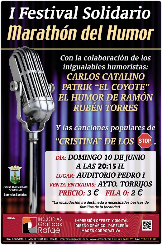 CARTEL FESTIVAL del HUMOR Solidario Torrijos 2012 CARTEL FESTIVAL del HUMOR Solidario Torrijos 2012
