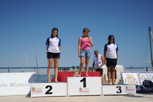 CNTorrijos_XVTravesía_Mar_Menor_2010_00002 Celia Nombela 2ª y Paula Pérez 3ª (CN Torrijos) - XV Travesía Mar Menor - 5/09/2010
