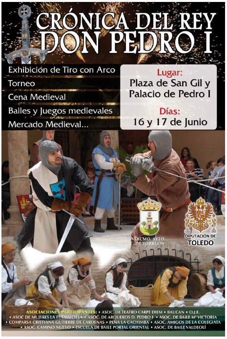 Cartel Crónicas del Rey Don Pedro I - Torrijos 2012 Cartel Crónicas del Rey Don Pedro I - Torrijos 2012