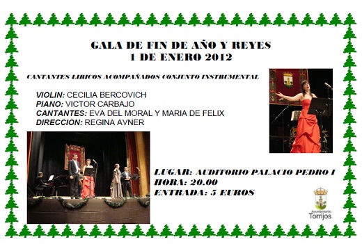 Cartel Gala Fin de Año y Reyes - Torrijos 2012 Cartel Gala Fin de Año y Reyes - Torrijos 2012
