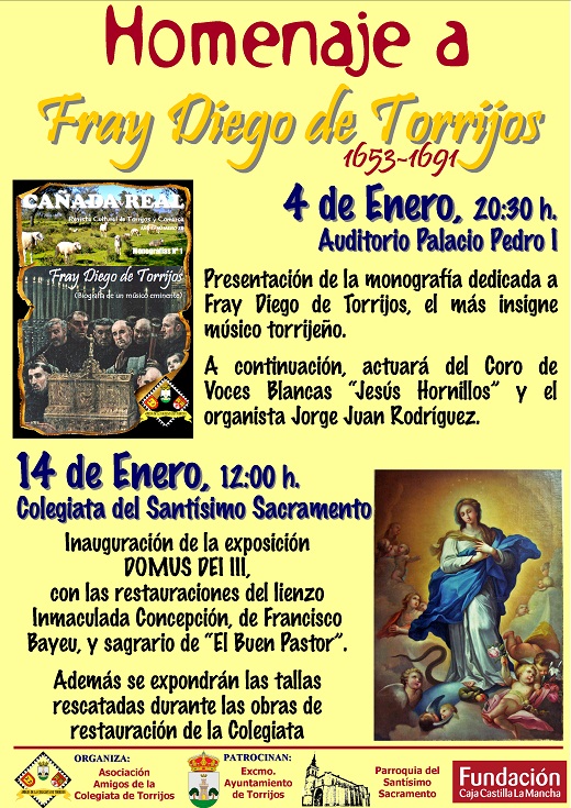 Cartel Presentación Cañada Real Homenaje Fray Diego de Torrijos Cartel Presentación Cañada Real Homenaje Fray Diego de Torrijos