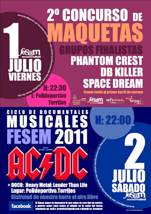 Cartel Maquetas FESEM Julio 2011 Cartel Maquetas FESEM Julio 2011