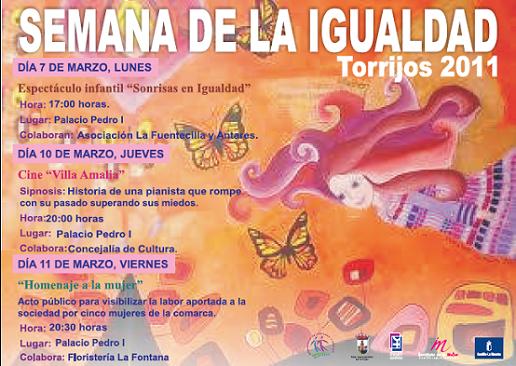 Cartel Semana de la Igualdad Torrijos 2011 Cartel Semana de la Igualdad Torrijos 2011