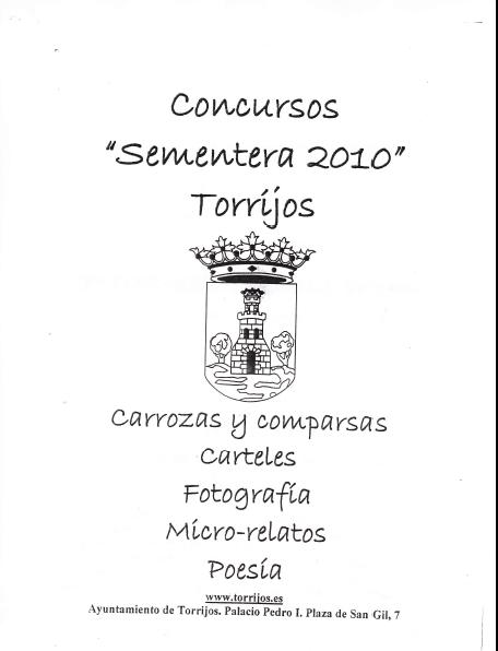 Concursos Fiestas Sementera 2010 Concursos Fiestas Sementera 2010