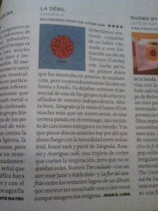 Crítica La Débil en Metrópoli de El Mundo Crítica La Débil en Metrópoli de El Mundo