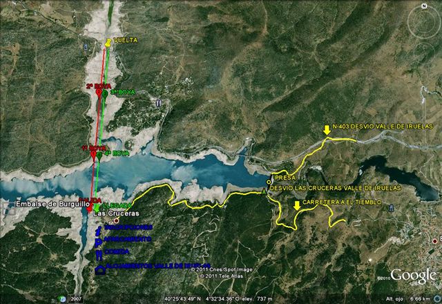 I Travesía Valle de Iruelas - itinerario I Travesía Valle de Iruelas - itinerario