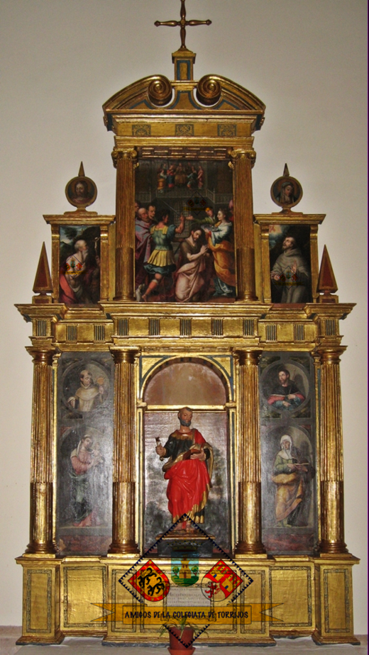 RETABLOc Retablo de San Juan Bautista - Colegiata de Torrijos