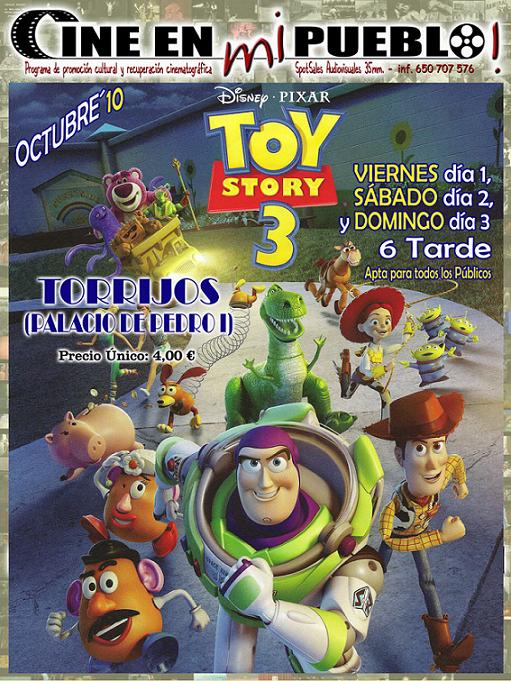 TOY STORY 3 CARTEL CINE TORRIJOS TOY STORY 3 CARTEL CINE TORRIJOS