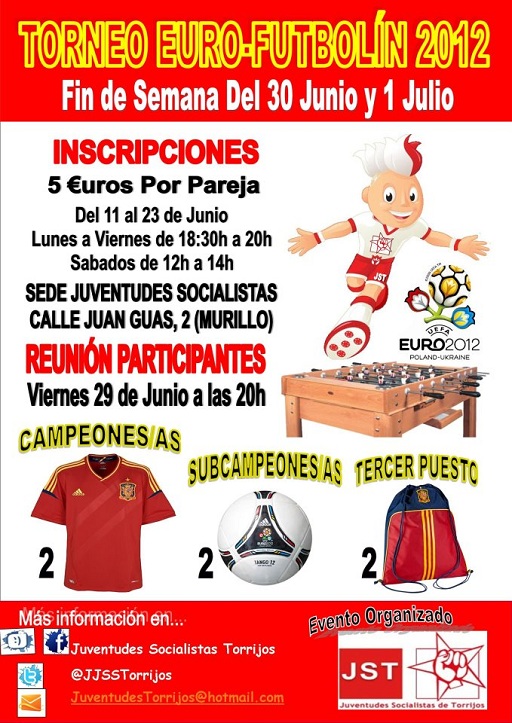 I Torneo Euro Futbolin Juventudes Socialistas 2012 I Torneo Euro Futbolin Juventudes Socialistas 2012