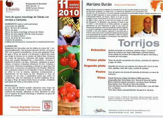 borbollonen-aspe Rte Borbollón en Jornadas Gatronómicas Aspe