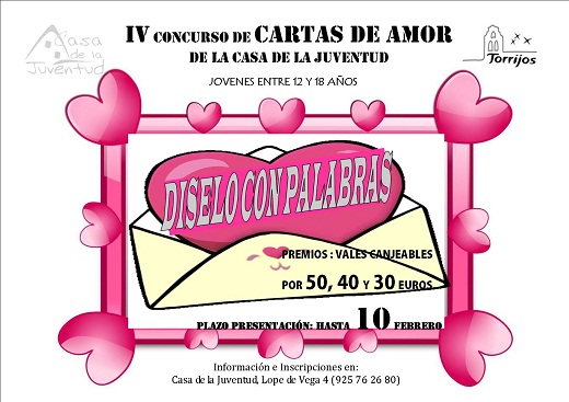 cartel cartas amor Casa de la Juventud - Torrijos 2012 cartel cartas amor Casa de la Juventud - Torrijos 2012