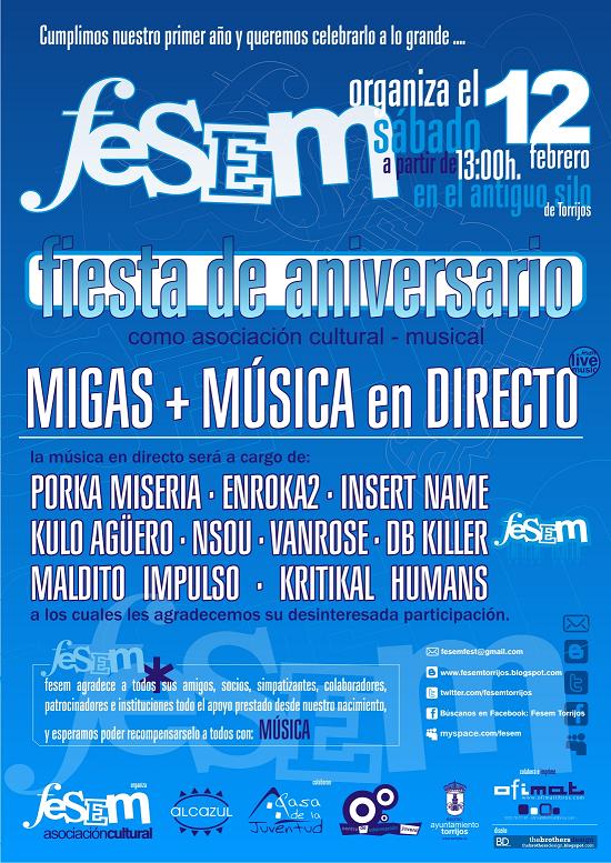 fesem_fiesta_2011 Fiesta 1 Aniversario FESEM - 2011