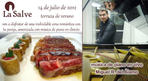 Música de piano en vivo en el Hotel La Salve Música de piano en vivo en el Hotel La Salve