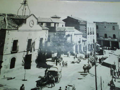 Torrijos. Plaza de España 1950 plazaespana1950