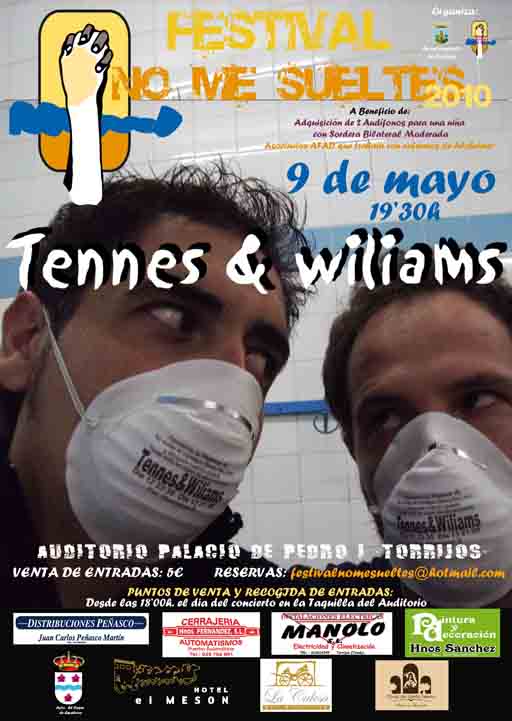 tenessywilliams Cartel Festival No me Sueltes 9 de mayo