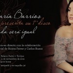 Cartel Presentación Disco de María Barrios