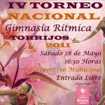 Cartel IV Torneo Gimnasia Rítmica Torrijos 2011