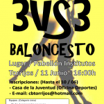 Cartel 3x3 Baloncesto - Torrijos 2011