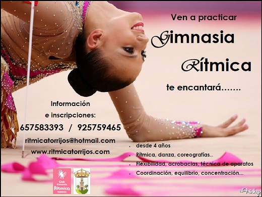 Cartel Club Gimnasia Rítmica Torrijos 2012-2013 Cartel Club Gimnasia Rítmica Torrijos 2012-2013