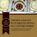 Cartel Concierto Benéfico Obras Hospital Stma Trinidad Torrijos