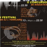 Cartel Maquetas y Festival DJs - Torrijos