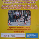 Cartel Fiestas Santa Marta - Torrijos 2010 - I Carrera Camareros