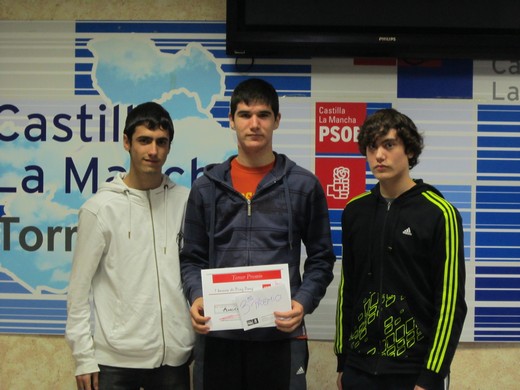 3º Clasificado I Torneo de Ping Pong JST- Torrijos 2011 3º Clasificado I Torneo de Ping Pong JST- Torrijos 2011