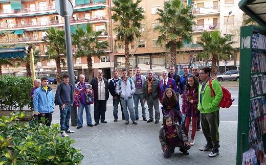 Peña Barcelonista Atalaya en Camp Nou - MArzo 2012 Peña Barcelonista Atalaya en Camp Nou - MArzo 2012