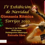 cartel Gimnasia Rítmica navidad 2010
