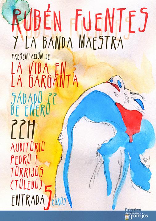 cartel concierto Ruben Fuentes 22 enero Cartel Concierto Ruben Fuentes - 22 enero