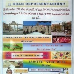 cartel espectáculos variedades