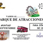 Cartel Excursión Parque de Atracciones 09/09/2010