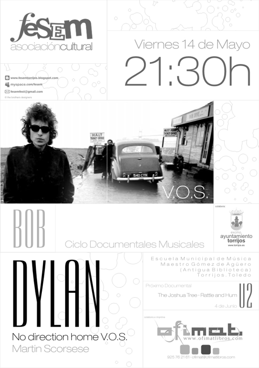 fesem-docu3 Cartel Docu Fesem - Bob Dylan No direction home