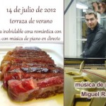Música de piano en vivo en el Hotel La Salve